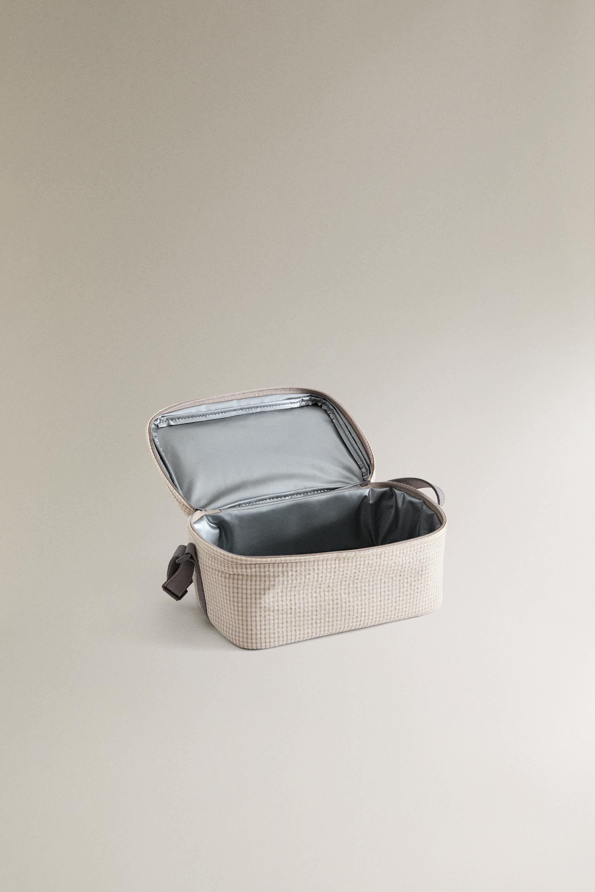 GINGHAM CHECK THERMAL LUNCH BOX